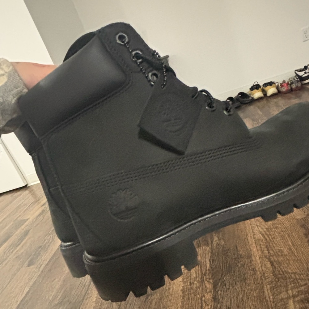 Timberland Men's Black Premium Work Boots
